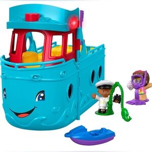 Fisher-Price Little People Toddler Toy Travel Together Friend Ship Musical Plays